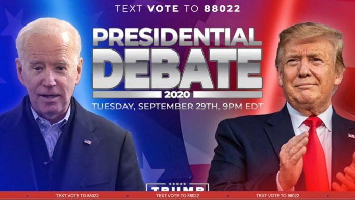 Debate presidencial Estados Unidos Trump vs Biden