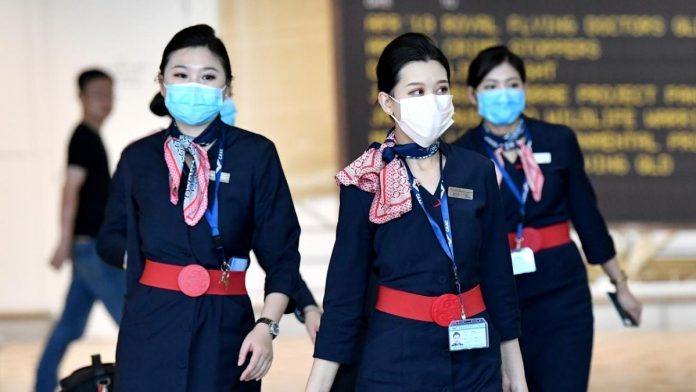 Auxiliares de vuelo en China