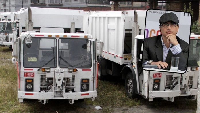 Camiones de basura Gustavo Petro