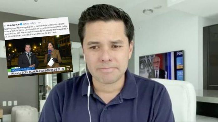 A Luis Carlos Vélez no le perdonan su mal periodismo frente a las elecciones de Estados Unidos