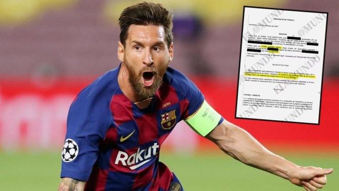 Contrato millonario entre Leo Messi y FC Barcelona