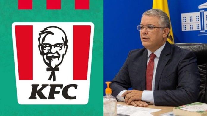 KFC se burla del presidente Iván Duque