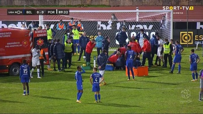 El compañero de Luis Díaz sufrió un fuerte golpe durante un partido de la Liga de Portugal