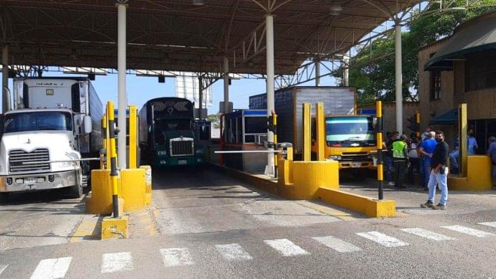 Nueva protesta de camioneros en Cartagena