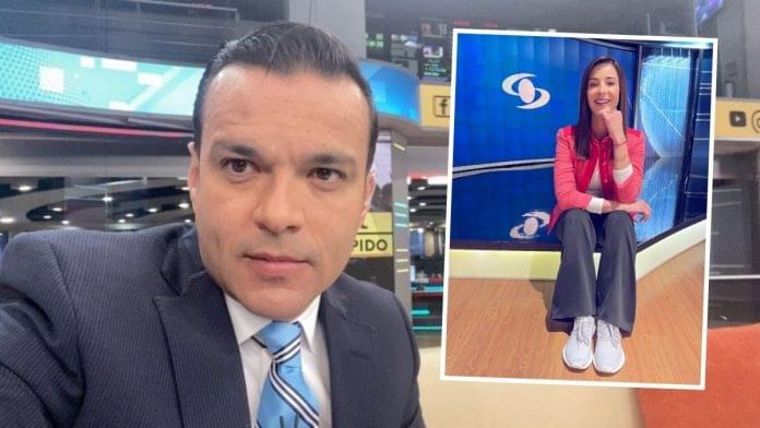 Juan Diego Alvira reta a Alejandra Giraldo en Noticias Caracol