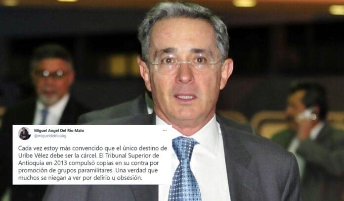 Miguel Ángel del Río reveló copias que vinculan a Uribe con los paramilitares