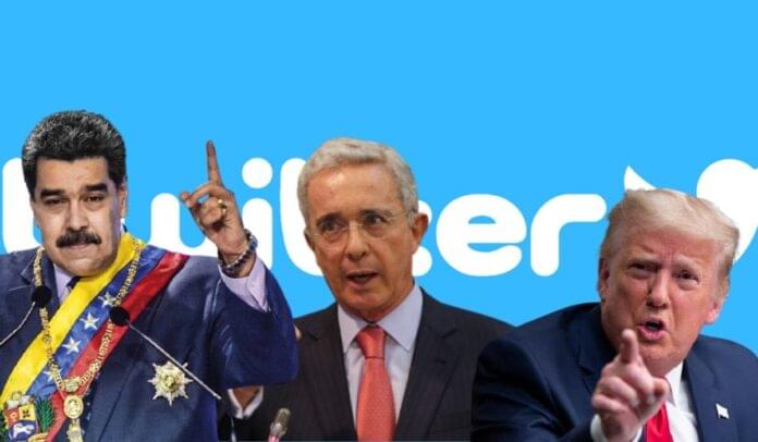 Maduro, Uribe, Trump y Bolsonaro los sancionados por Twitter