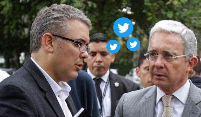 Uribe desde Twitter manda a Duque