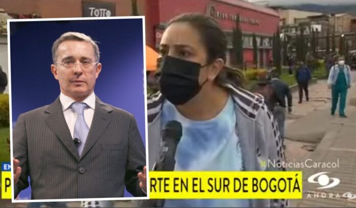 Uribe paraco, le dicen a Uribe en Noticias Caracol
