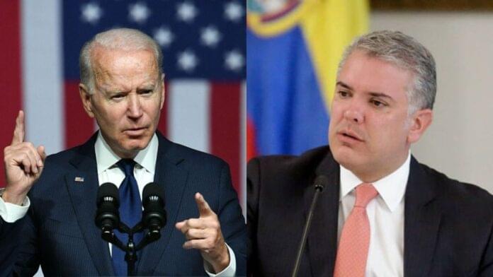 Diálogo de Joe Biden con Iván Duque