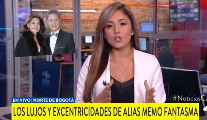 La reportera Catalina Vargas informó sobre los lujos de Memo Fantasma