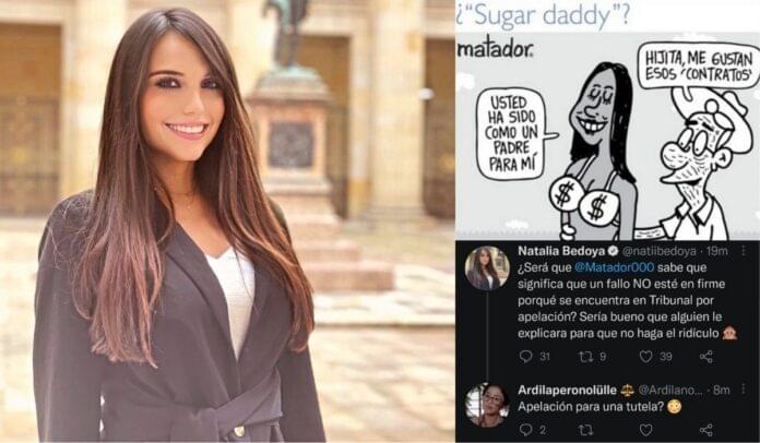 Se burlan de Natalia Bedoya