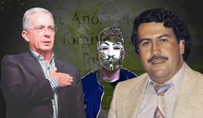 Anonymous sobre Uribe y el cartel de Medellín