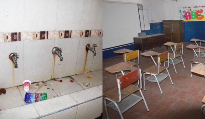 Malas condiciones en colegios públicos de Colombia
