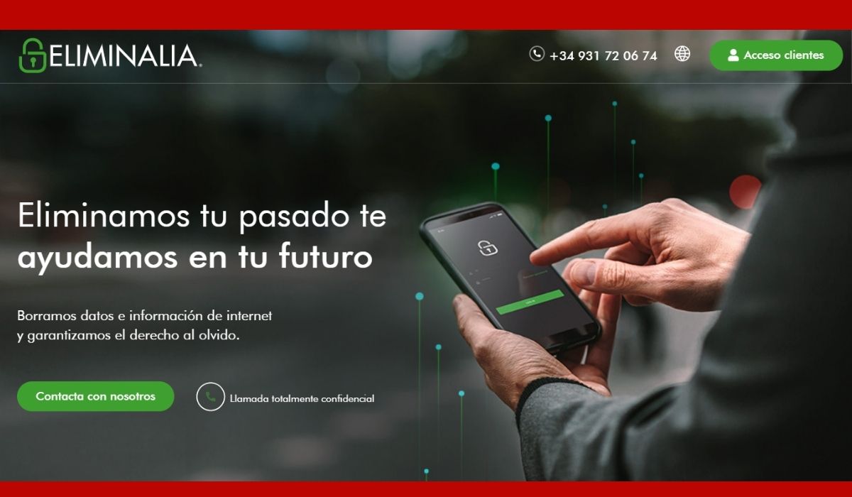 Eliminalia, la forma de borrar las huellas de internet