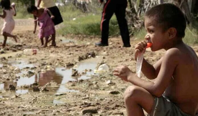 Niños desnutridos en La Guajira