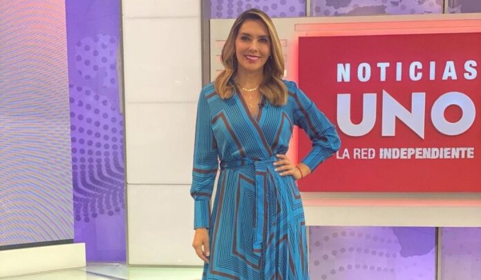 Mónica Rodríguez, presentadora de Noticias Uno