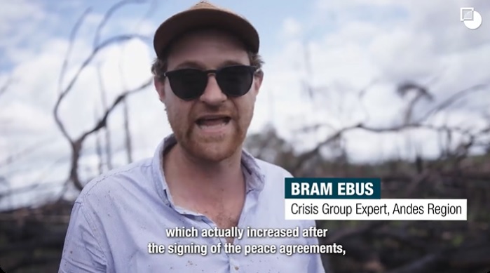 Bram Ebus se incorporó a la oficina latinoamericana de Crisis Group como consultor
