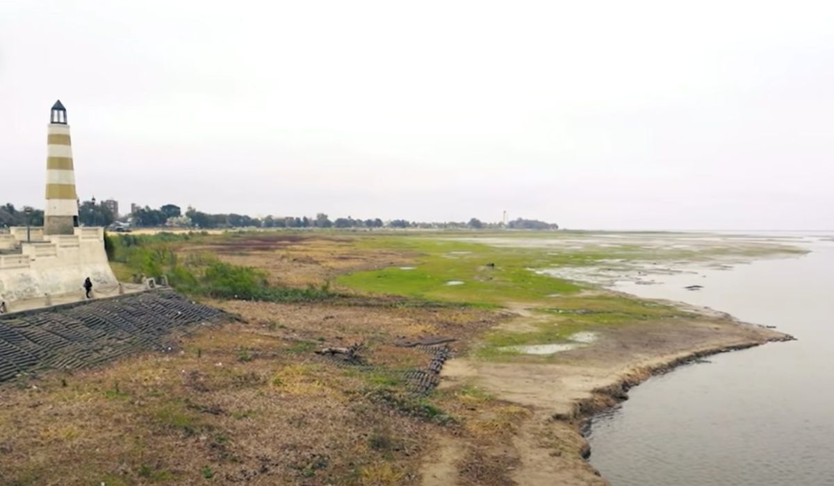 Río Paraná y su crisis de agua