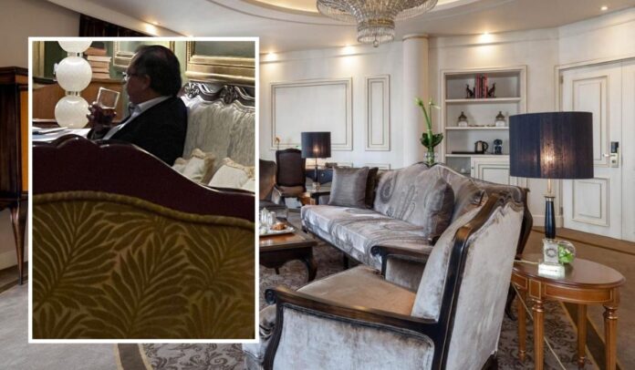Uribismo crítica a Gustavo Petro por tomar en un hotel de lujo en Madrid