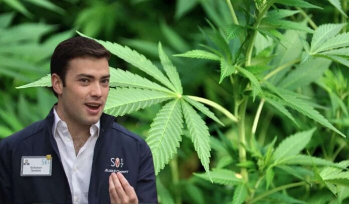 Esteban Santos promueve debate sobre legalización de la marihuana