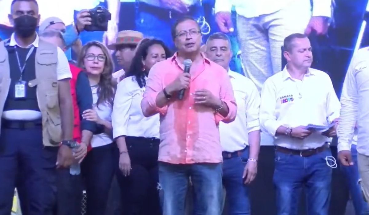 Gustavo Petro en Jamundí, Valle del Cauca