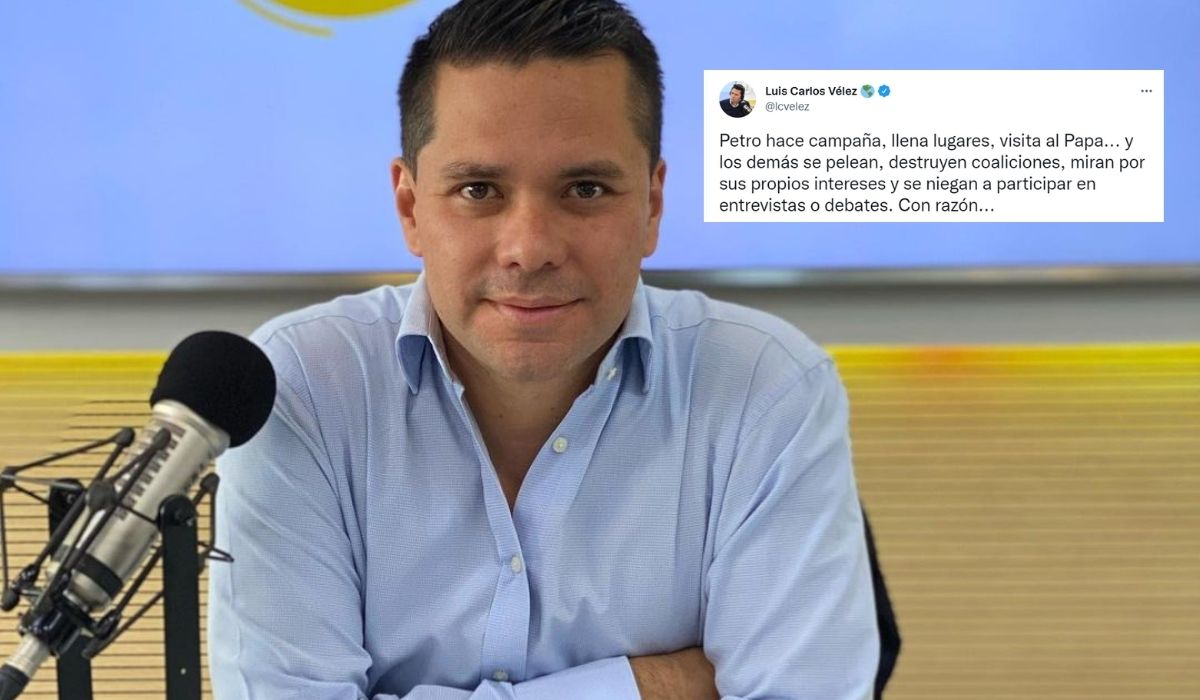 Luis Carlos Vélez reconoce buena campaña de Petro