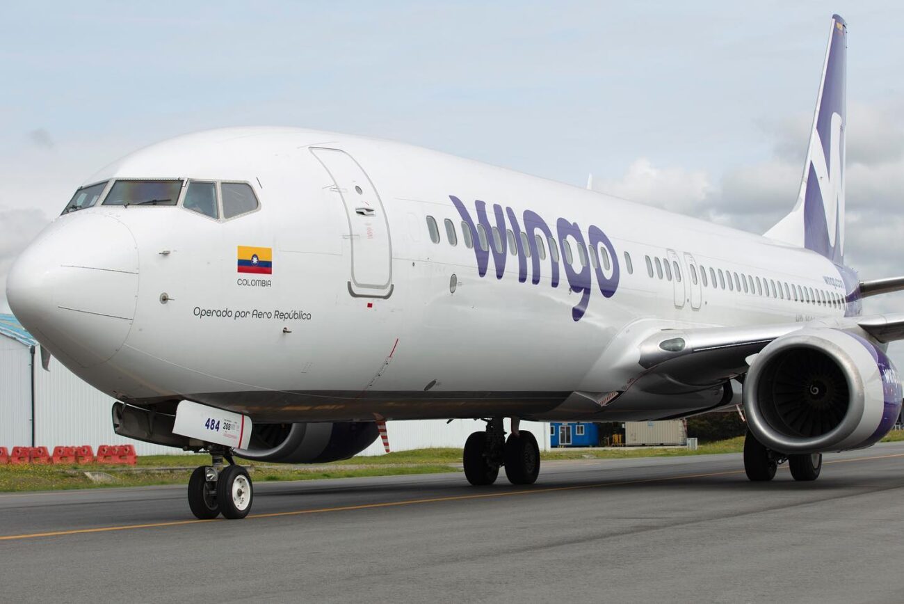 Wingo presenta su avión Boeing 737-800 Next Generation