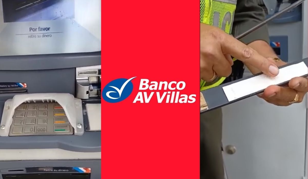 La nueva modalidad de robo en los cajeros del banco AV Villas