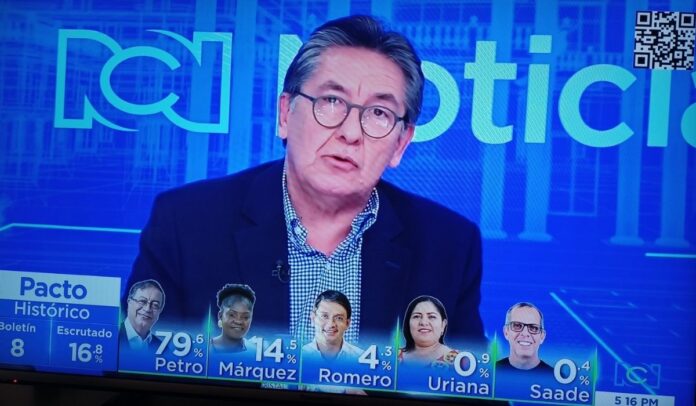El canal uribista RCN y NTN 24 no pudo caer más bajo al invitar al exfiscal Néstor Humberto Martínez como analista político en el panel que analizaba los resultados electorales del 13 de marzo.