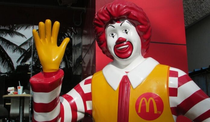 Ronald McDonald, la mascota de McDonald’s