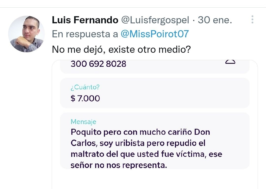 El megaempresario uribista ayudó con $7 mil pesos a Don Carlos