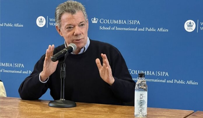 Juan Manuel Santos en Universidad de Columbia