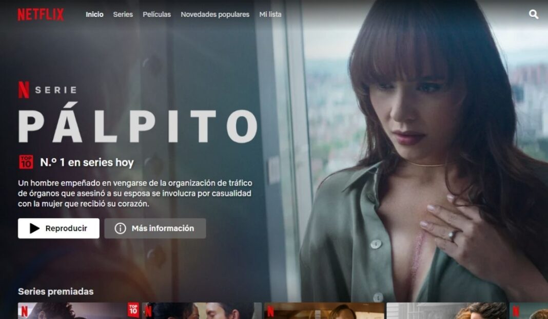 La serie colombiana Pálpito se posiciona como la más vista en Netflix