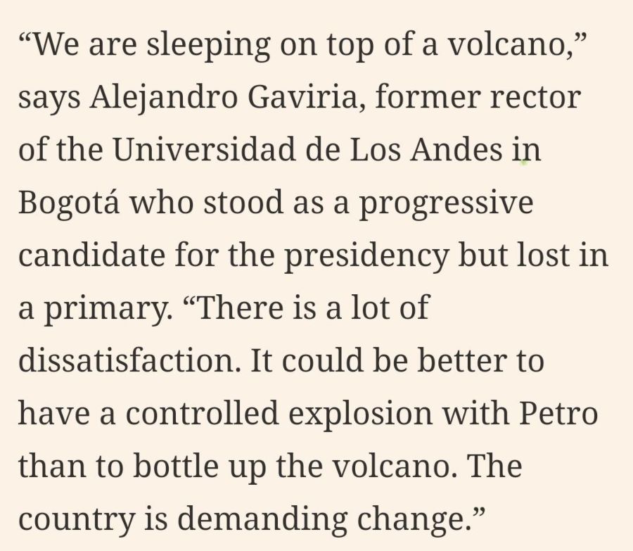 Alejandro Gaviria en Financial Times