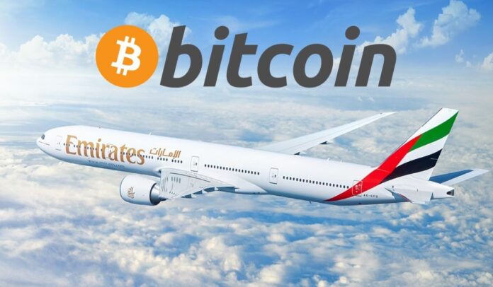 Emirates Airline aceptará pagos con Bitcoin