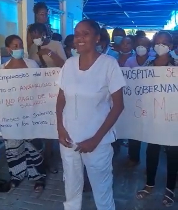 Enfermeras en Hospital del Chocó piden que les paguen sus salarios