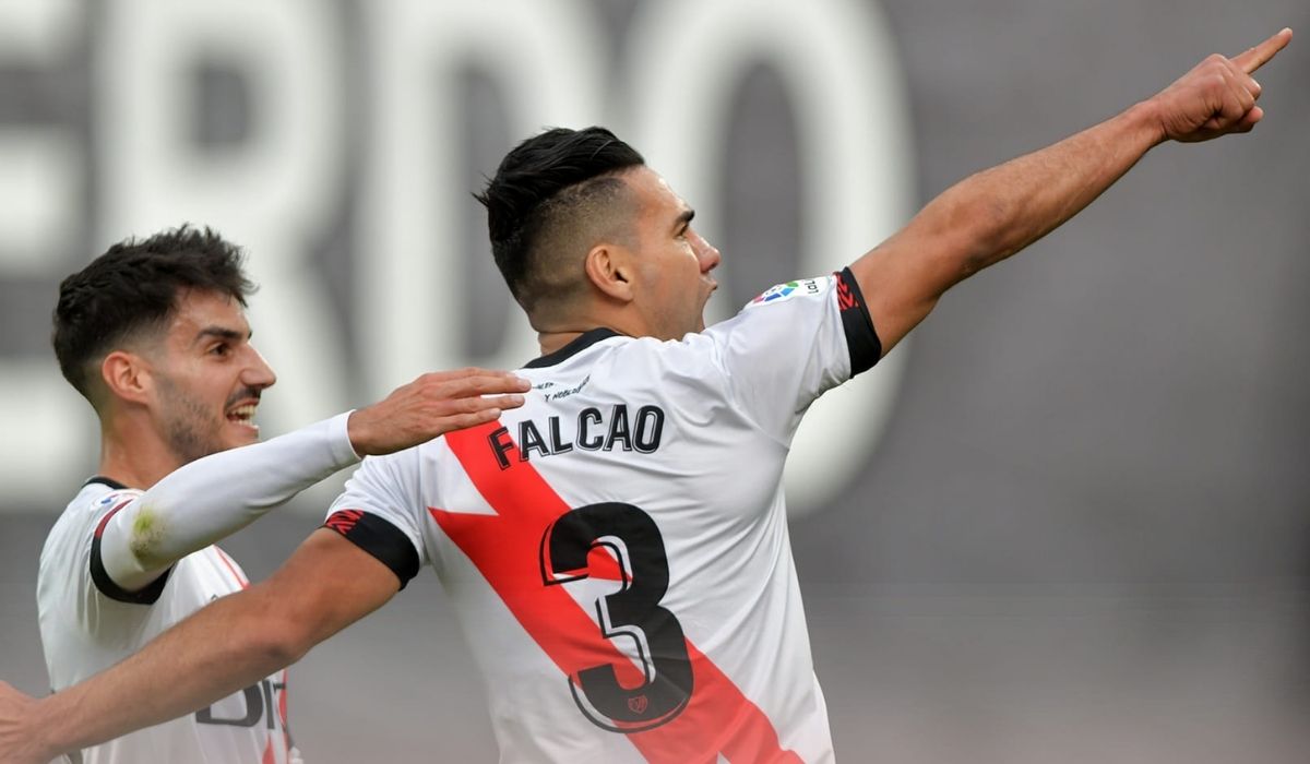 Falcao regresó con gol a Rayo Vallecano