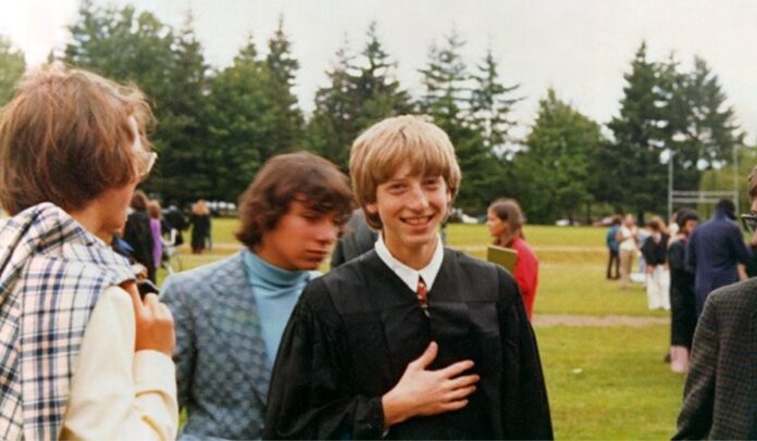 Bill Gates cuando era joven