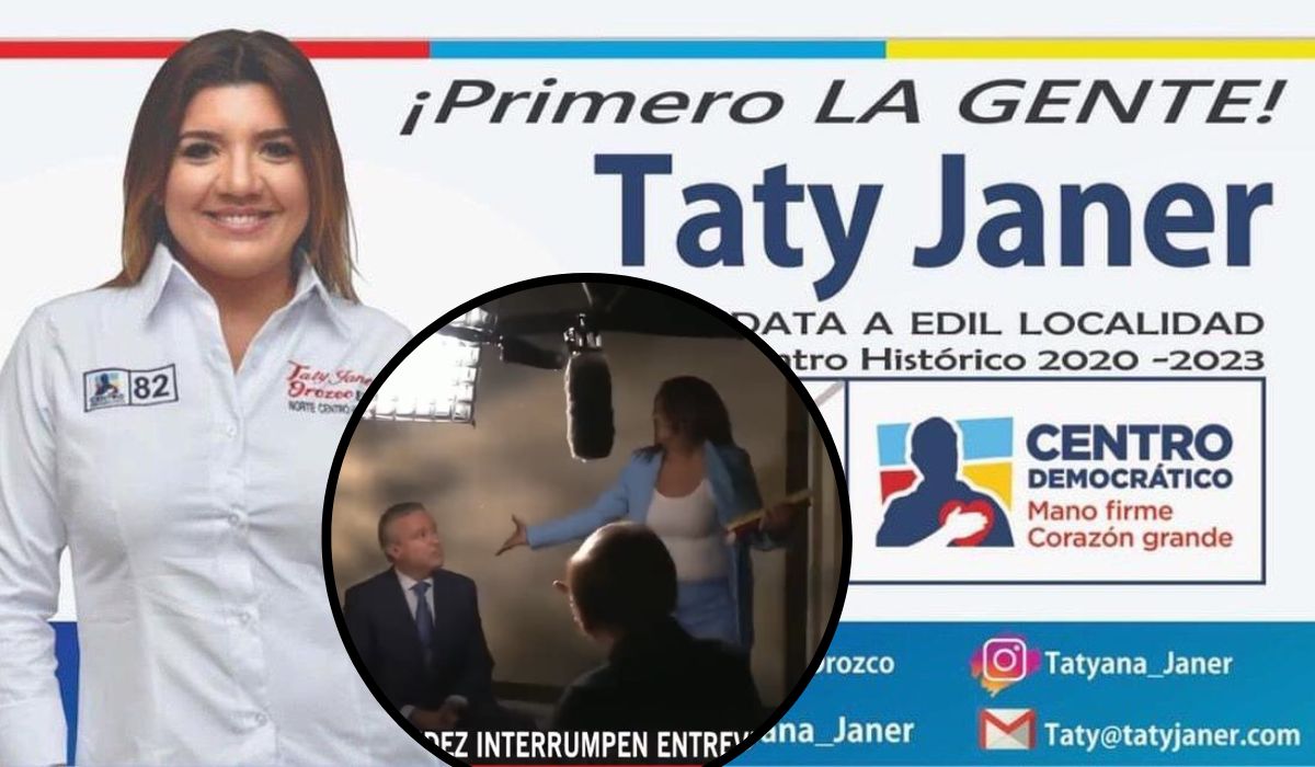 Taty Janer, la uribista del Centro Democrático fue quien interrumpió entrevista con Telemundo