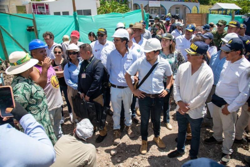 El presidente Gustavo Petro visitó la isla de San Andrés