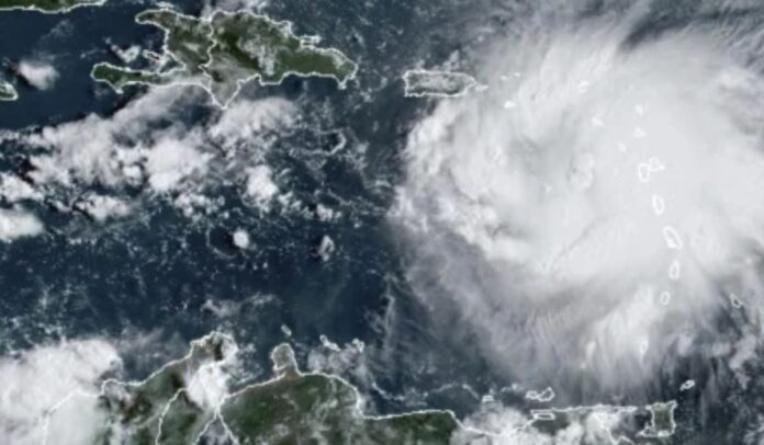 Tormenta tropical Fiona en el Caribe el sábado