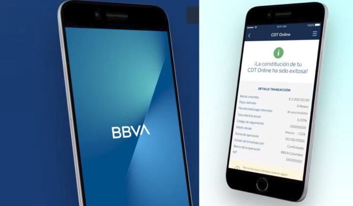 BBVA Colombia está ofreciendo un buen CDT online