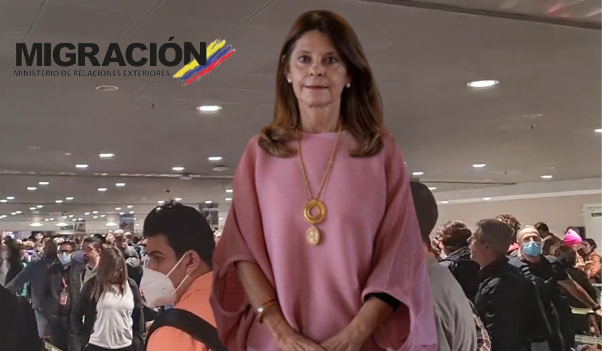 Cinismo puro, Marta Lucía Ramírez se queja de largas filas en Migración