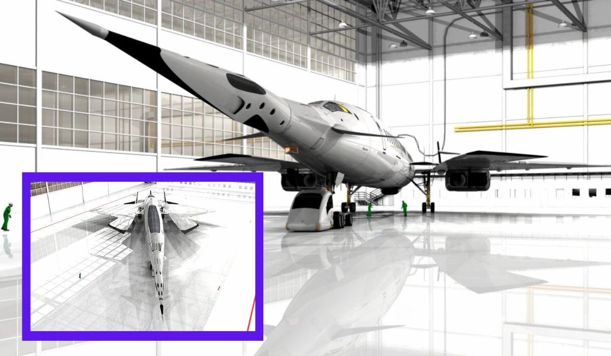 El Hyper Sting es un concepto de avión supersónico más rápido y más grande que el Concorde