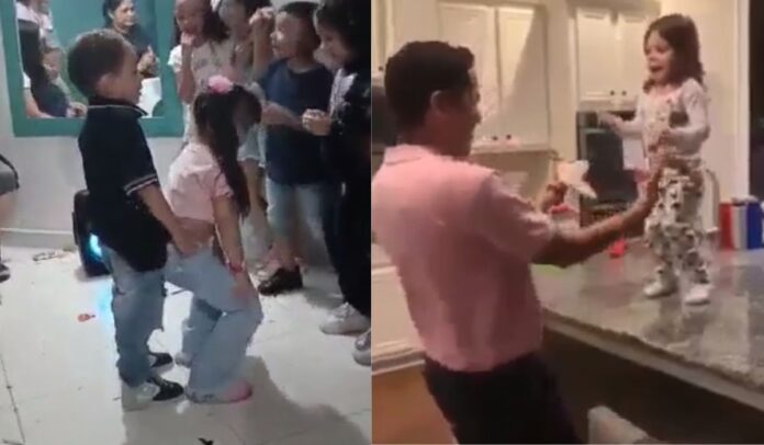 En las grabaciones se puede observar como la crianza repercute en las acciones de los niños.
