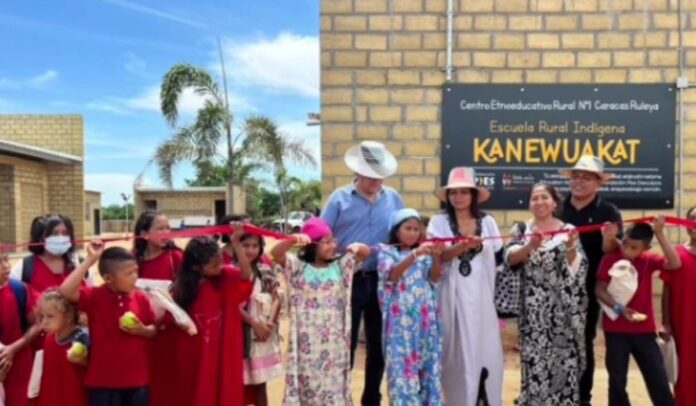 La escuela será un lugar de puertas abiertas a la comunidad indígena Wayuu.