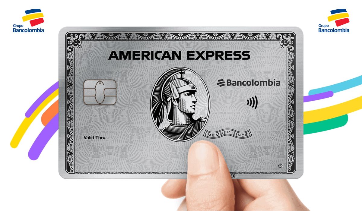 Tarjeta de crédito Platinum Metal American Express Bancolombia