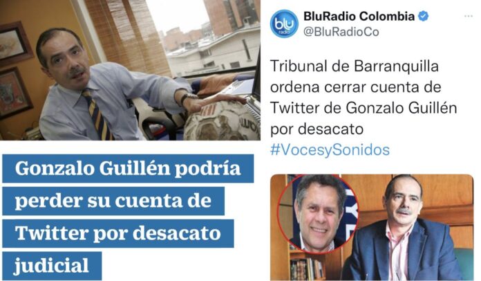 El Tiempo y Blu Radio se van contra Gonzalo Guillén
