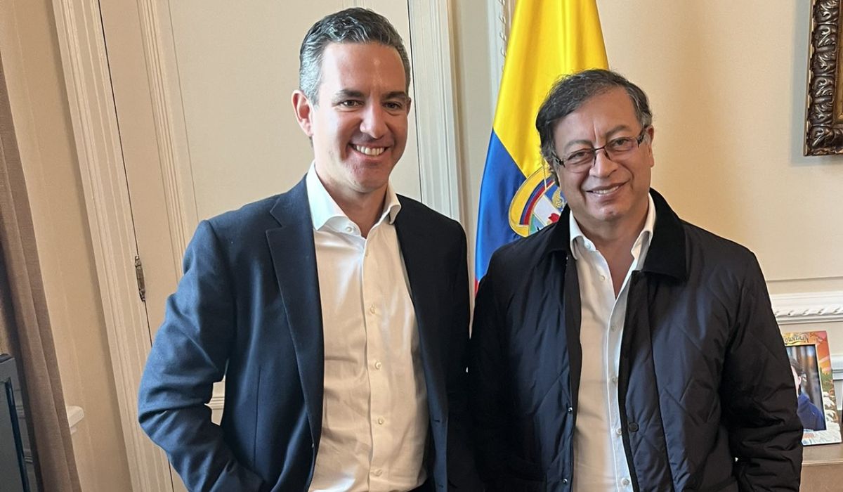 El multimillonario David Vélez se reunió con el presidente Petro